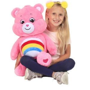 Care Bears 24" Jumbo Plush - Cheer Bear - Soft Huggable Material!
